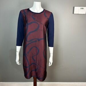 Lauren Ralph Lauren Shirt Dress Women's Medium Preppy Western Equestrian blue